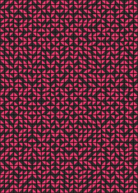 Soyut Geometrik Desen üretken hesaplama sanatı çizimi 