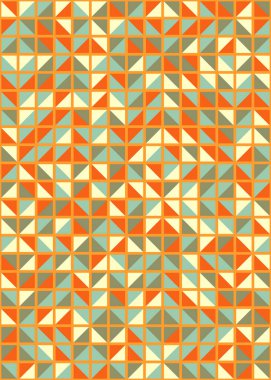 Soyut Geometrik Desen üretken hesaplama sanatı çizimi 