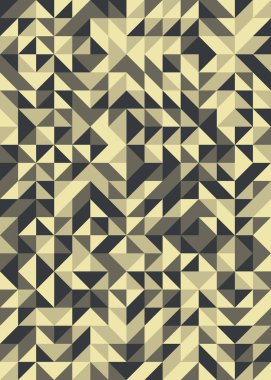 Üretken hesaplama sanatıyla soyut geometrik desen