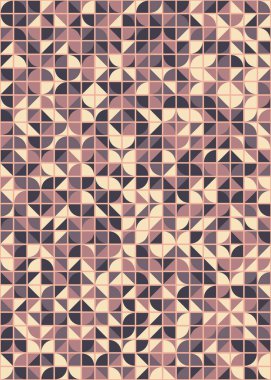 Soyut Geometrik Desen üretken hesaplama sanatı çizimi 