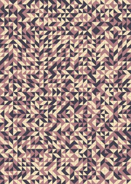 Soyut Geometrik Desen üretken hesaplama sanatı çizimi 