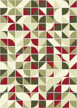 Soyut geometrik dikişsiz desen, üretken vektör çizimi