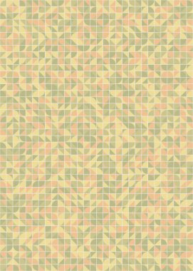 Üretken hesaplama sanatıyla soyut geometrik desen