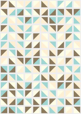 Üretken hesaplama sanatıyla soyut geometrik desen