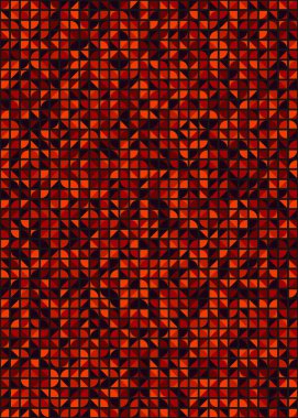 Üretken hesaplama sanatıyla soyut geometrik desen