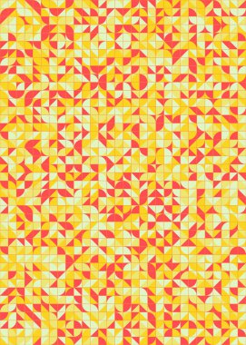 Soyut geometrik dikişsiz desen, üretken vektör çizimi