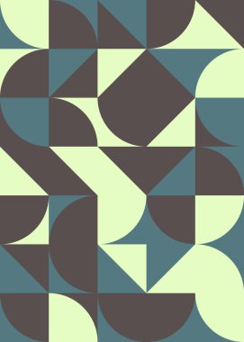 Üretken hesaplama sanatıyla soyut geometrik desen