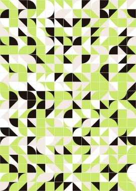 Soyut geometrik dikişsiz desen, üretken vektör çizimi