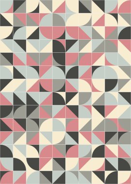 Üretken hesaplama sanatıyla soyut geometrik desen
