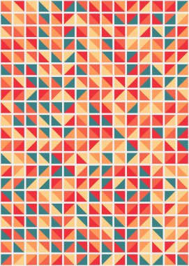 Soyut Geometrik Desen üretken hesaplama sanatı çizimi 