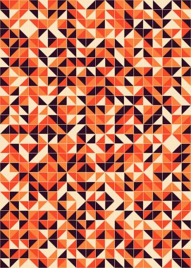 Üretken hesaplama sanatıyla soyut geometrik desen