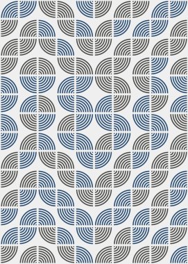 Soyut geometrik dikişsiz desen, üretken vektör çizimi