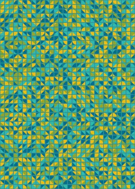 Soyut geometrik dikişsiz desen, üretken vektör çizimi