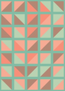 Soyut geometrik dikişsiz desen, üretken vektör çizimi