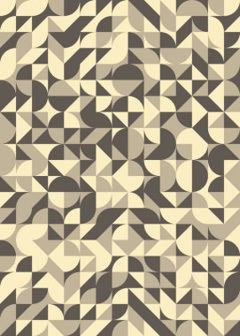 Üretken hesaplama sanatıyla soyut geometrik desen