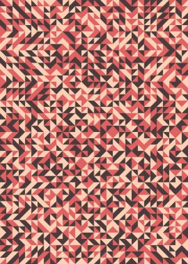 Soyut Geometrik Desen üretken hesaplama sanatı çizimi 