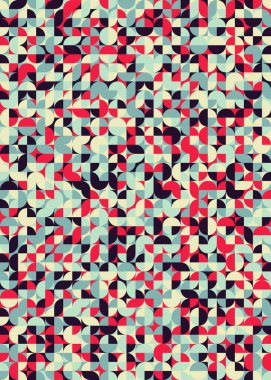 Soyut geometrik dikişsiz desen, üretken vektör çizimi