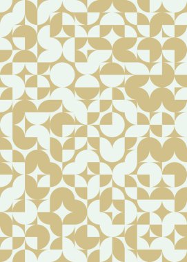 Soyut Geometrik Desen, üretken hesaplama sanatı çizimi