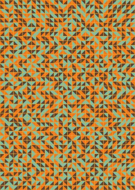 Soyut geometrik dikişsiz desen, üretken vektör çizimi