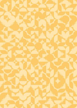 Üretken hesaplama sanatıyla soyut geometrik desen