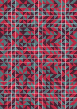 Soyut Geometrik Desen üretken hesaplama sanatı çizimi 