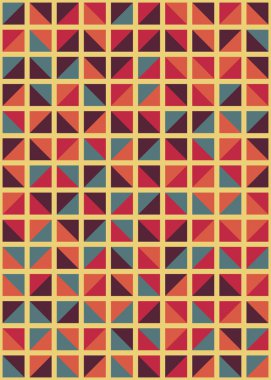 Soyut geometrik dikişsiz desen, üretken vektör çizimi