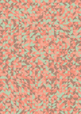 Soyut Geometrik Desen üretken hesaplama sanatı çizimi