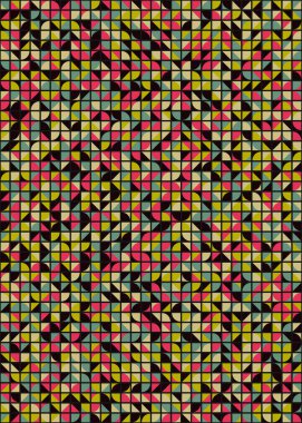 soyut geometrik desen, vektör illüstrasyonu   