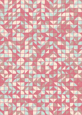 Soyut geometrik dikişsiz desen, üretken vektör çizimi