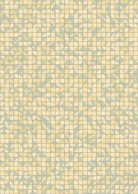 Soyut Geometrik Desen üretken hesaplama sanatı çizimi