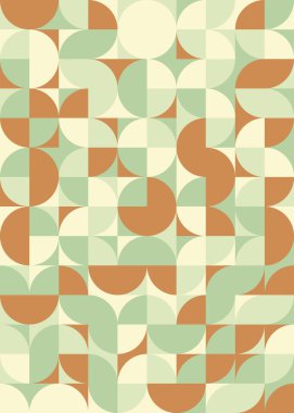 Üretken hesaplama sanatıyla soyut geometrik desen