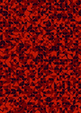 Soyut geometrik dikişsiz desen, üretken vektör çizimi