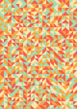 Soyut Geometrik Desen üretken hesaplama sanatı çizimi