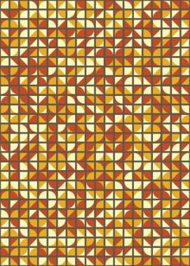 Soyut geometrik dikişsiz desen, üretken vektör çizimi