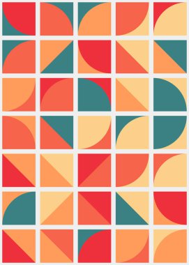 Üretken hesaplama sanatıyla soyut geometrik desen