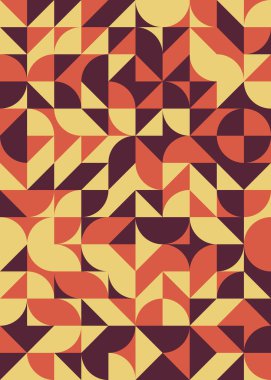 Soyut Geometrik Desen üretken hesaplama sanatı çizimi 