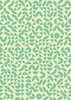 Soyut Geometrik Desen üretken hesaplama sanatı çizimi 