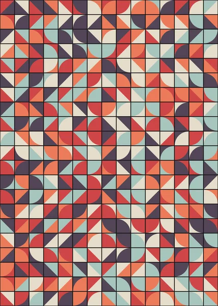 Modèle Géométrique Abstrait Sans Couture Illustration Vectorielle Générative — Image vectorielle