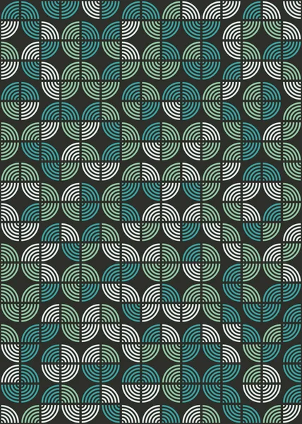 Üretken hesaplama sanatıyla soyut geometrik desen