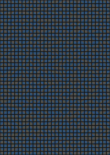 Ilustrasi Seni Komputasi Generatif Pola Geometrik Abstrak - Stok Vektor