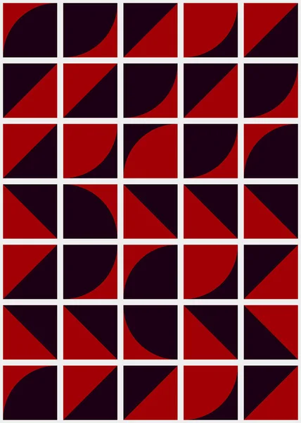 Abstract Geometrisch Naadloos Patroon Generatieve Vectorillustratie — Stockvector