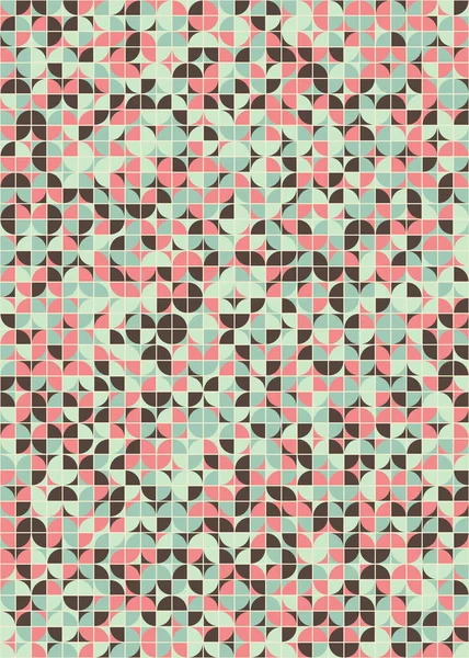 Üretken hesaplama sanatıyla soyut geometrik desen