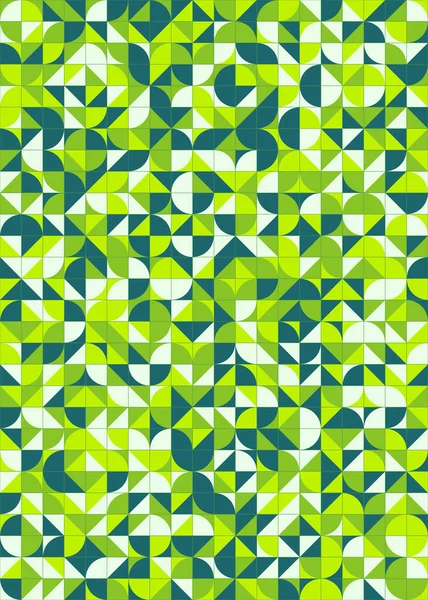 Üretken hesaplama sanatıyla soyut geometrik desen