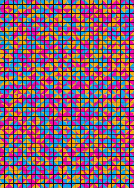 Patrón Geométrico Abstracto Con Arte Computacional Generativo — Archivo Imágenes Vectoriales