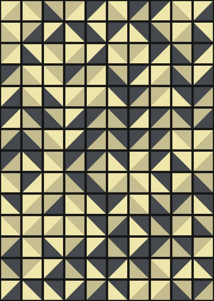 Abstraktes Geometrisches Nahtloses Muster Generative Vektorillustration — Stockvektor