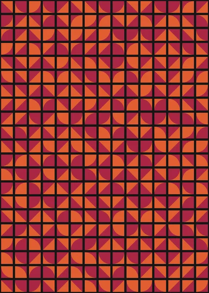 アブストラクト 幾何学模様 一般的な計算アートイラスト — ストックベクタ