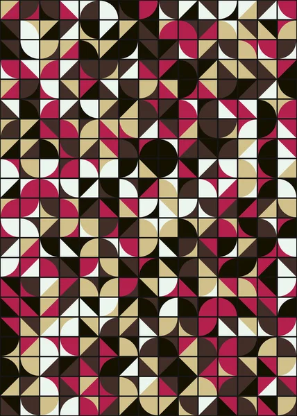 Modèle Géométrique Abstrait Sans Couture Illustration Vectorielle Générative — Image vectorielle