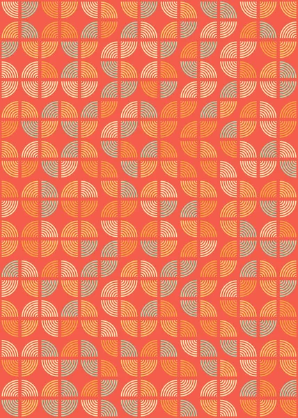 Abstrakte Geometrische Muster Generative Computergestützte Kunstillustration — Stockvektor