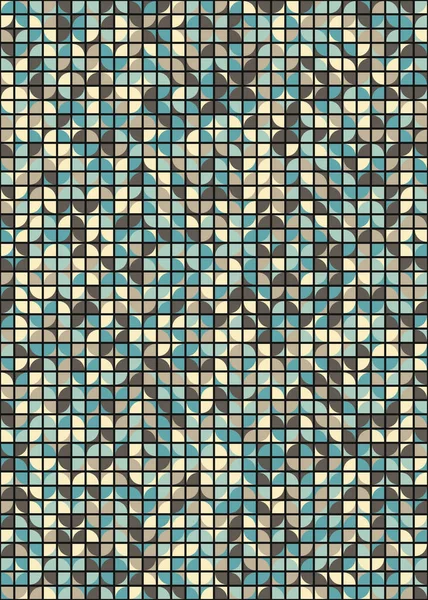 Üretken hesaplama sanatıyla soyut geometrik desen