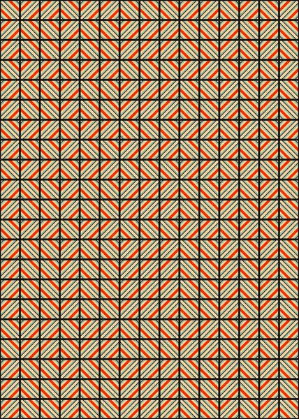 Abstraktes Geometrisches Muster Vektorillustration — Stockvektor